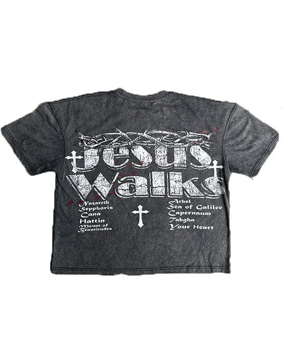 "JESUS WALKS" VINTAGE TEE